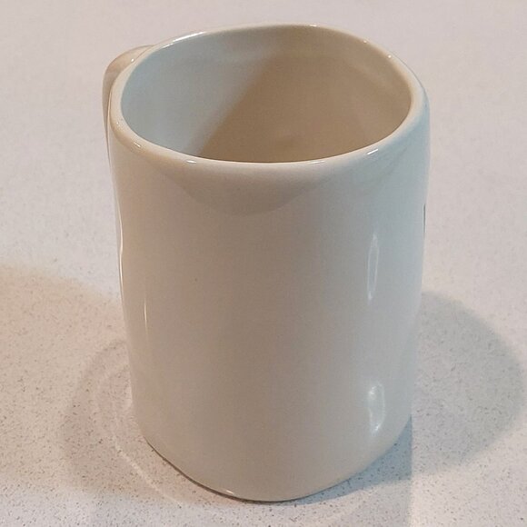 Magenta for Rae Dunn Ivory 16 oz Ceramic Coffee Mug with "YUM" in Black Letters - Picture 3 of 8